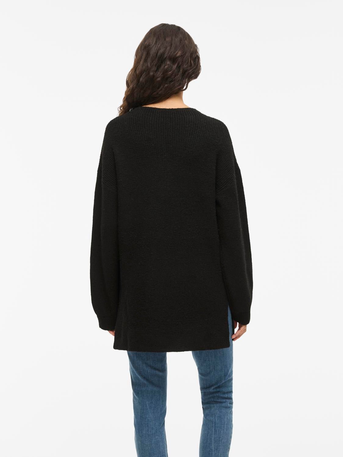 VILASSIA Pullover - Black Beauty - VERO MODA & VILA Bergvik